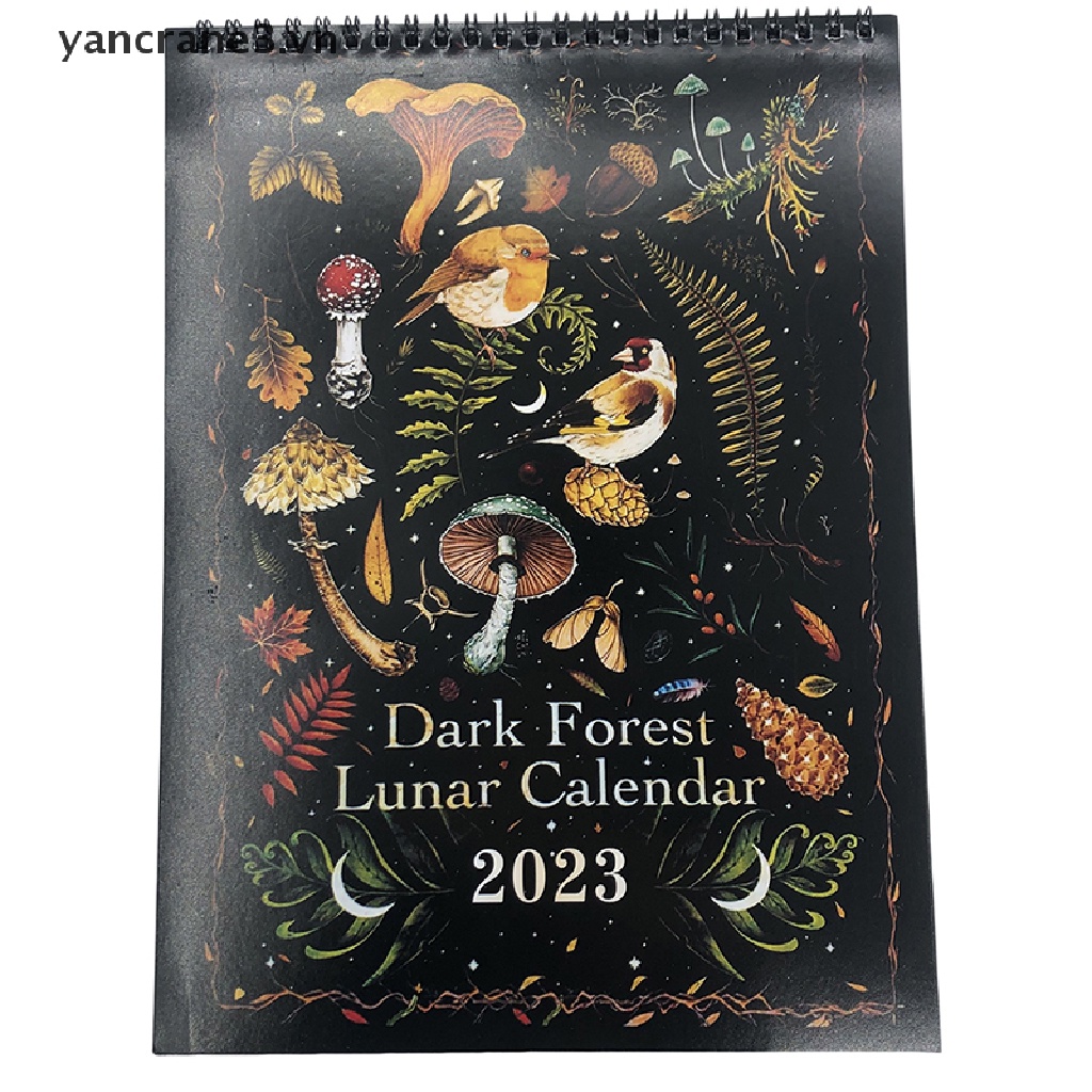 Lịch Năm 2023 {YAN3} {yancrane3.vn} Lịch Treo Tường Không Thấm Nước Màu Sắc Rửa Mặt Trăng Nghệ Thuật