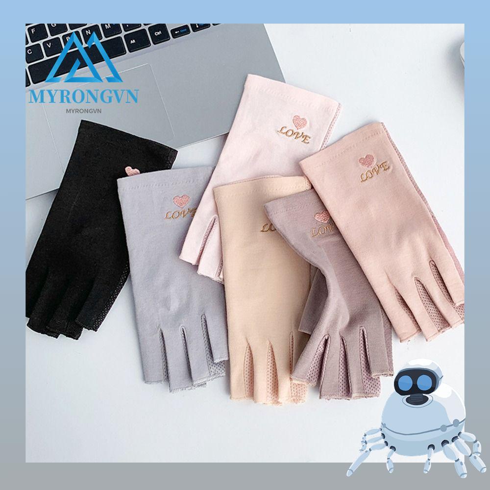 Găng Tay Lái Xe Hở Ngón Chống Trượt Thời Trang Mùa Hè