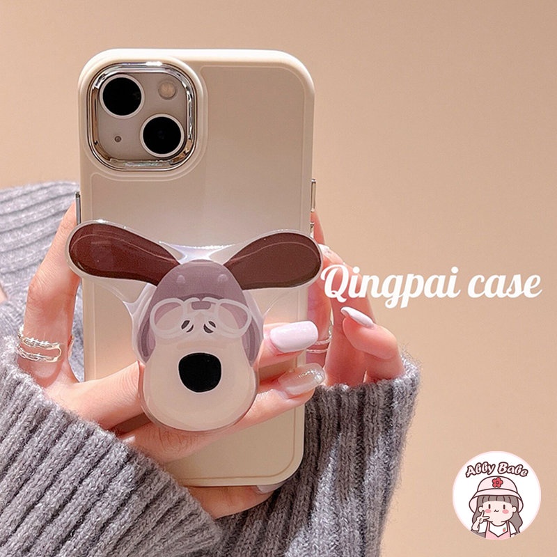 Ốp Điện Thoại TPU Mềm Mỏng Chống Sốc Gắn Kèm Giá Đỡ Phong Cách Hoạt Hình 3D Dành Cho IPhone 14 Pro Max 13 12 11 Pro Max