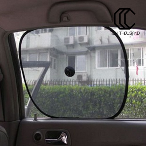 [TT]☼1 Pair Black Mesh Car Side Rear Window Sun Shade Cover Visor Shield Screen