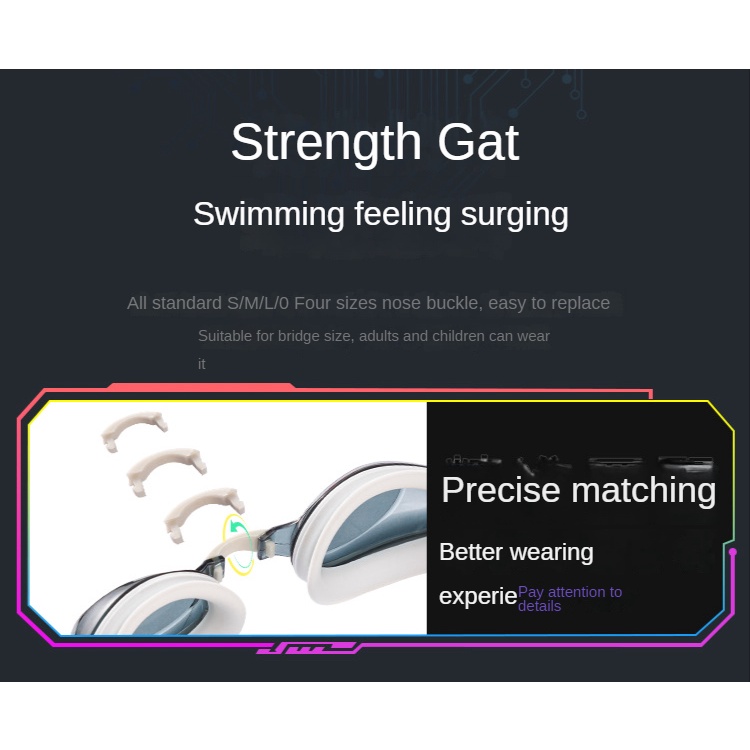 Kính Bơi Chống Thấm Nước Chống Sương Mù Momasong Dành Cho Nam Và Nữ