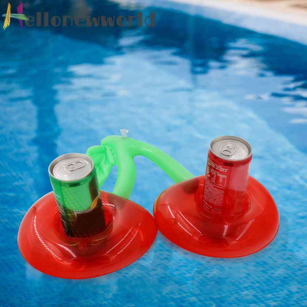 Giá Đỡ Cốc Uống Cocktail Hình Quả Cherry Nổi Trên Mặt Nước Bể bơi