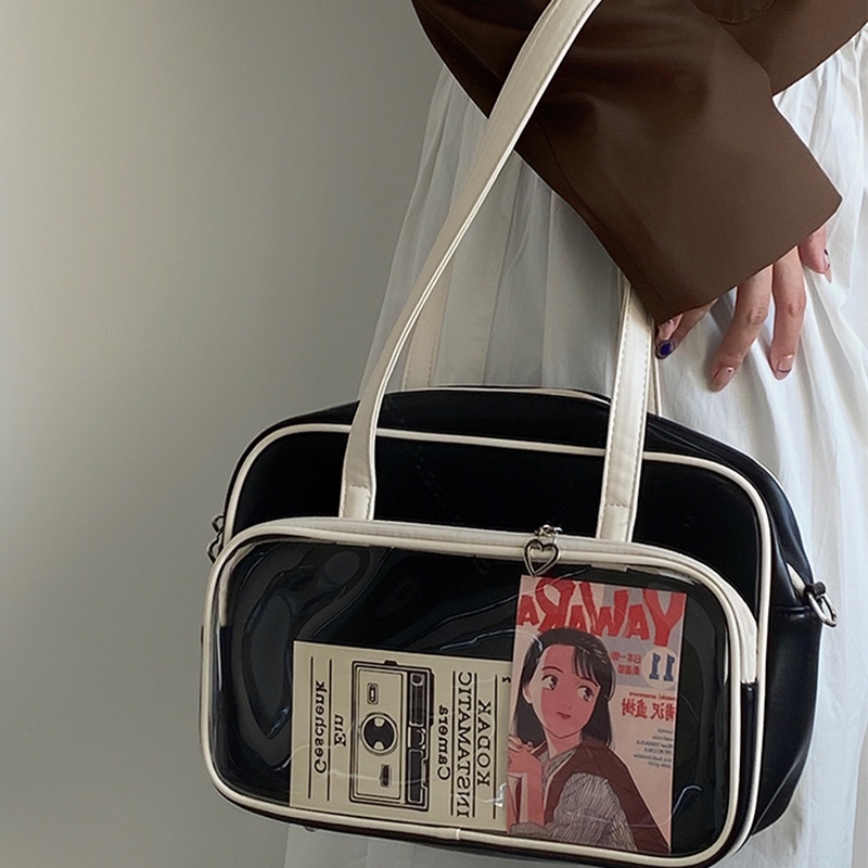 Ielgy Túi Xách Da Mềm Hình Vuông Sức Chứa Lớn Thời Trang Hàng Ngày Cho Nữ