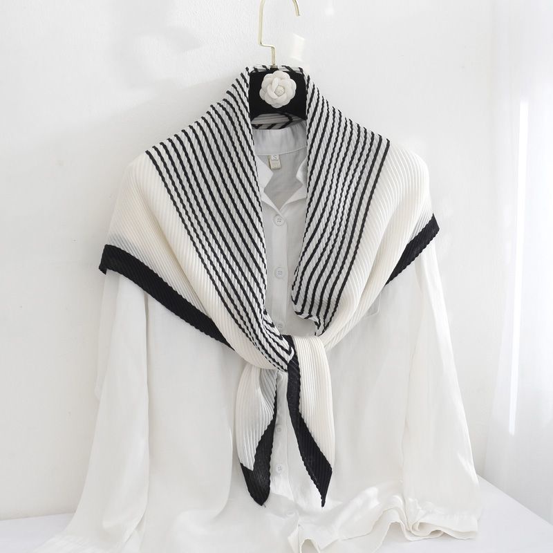 ⌘Khăn Choàng Dệt Kim Thời Trang⌘Khăn Choàng Cổ Hình Vuông Cỡ Lớn 90X90Cm Chất Liệu Cotton Lanh In Họa Tiết Hoa Xinh Xắn Thời Trang Cho Nữ