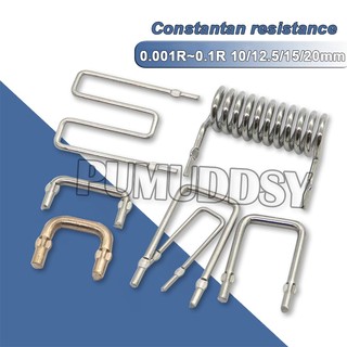 Set 10 Điện Trở Kháng Lực 0.001R ~ 0.1R Pitch 10mm 12.5mm 15mm 20mm / 1mR ~ 100mR 10mR 5mR 0.005R 0.02R Chuyên Dụng