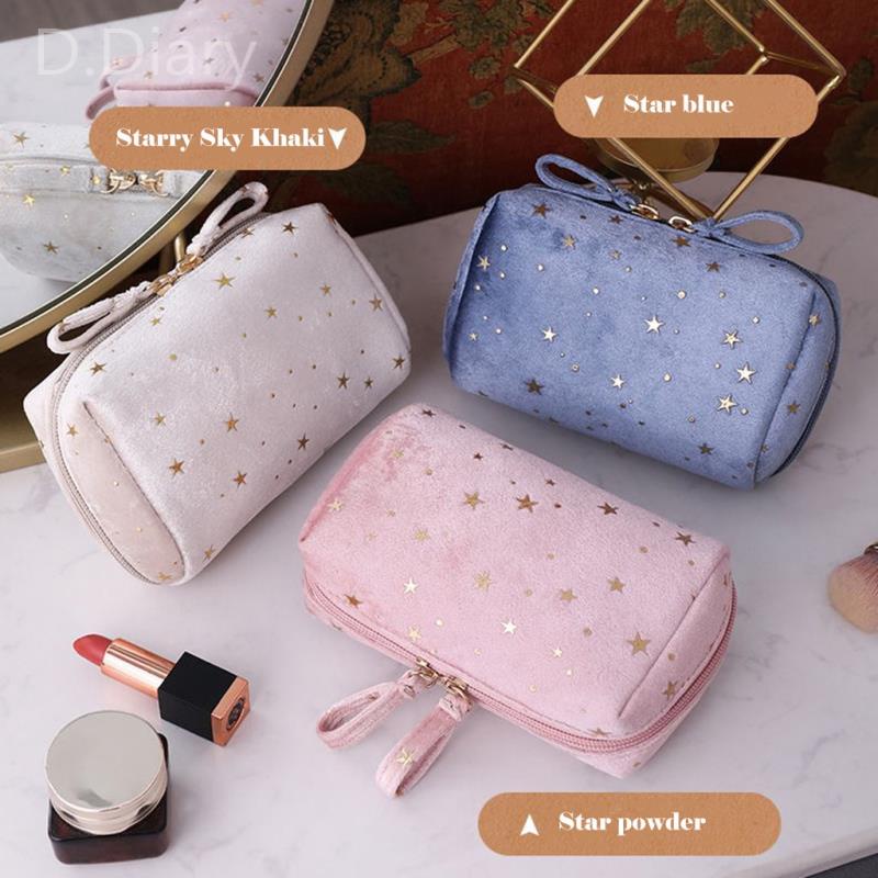 Túi Đựng Đồ Trang Điểm Cầm Tay Bằng Vải Họa Tiết Sao Trời Đơn Giản Thuận Tiện Và Tiện Lợi dreamdiary