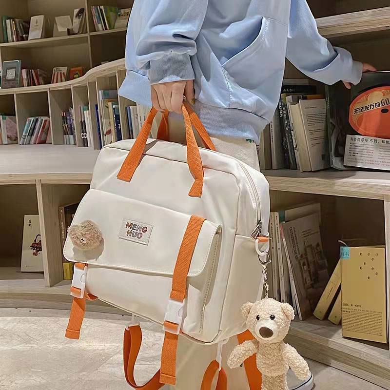 Bololo Túi Vải Canvas Đeo Vai Thời Trang Xinh Xắn Dành Cho Học Sinh