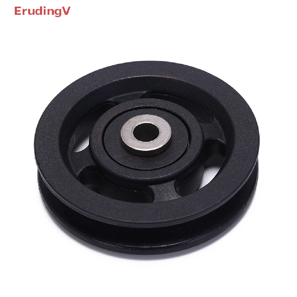 1 Bánh Xe Ròng Rọc Lõi Sắt Màu Đen 90mm Chống Mòn Dùng Để Tập Gym [Mới] [Mới]