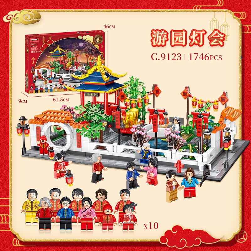 Lồng Đèn Treo Trang Trí Mừng Năm Mới
