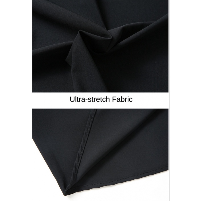 Áo Sơ Mi Tay Ngắn Oversize Bằng Lụa Lạnh Không Đường May Co Giãn Không Lộ Viền Dành Cho Nam