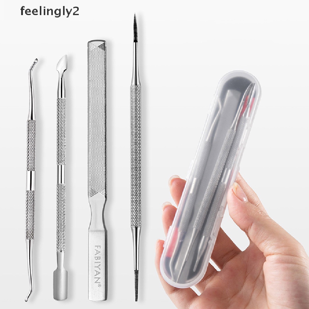 Set 4 Dụng Cụ Làm Móng Loại Bỏ Da Chết Tiện Dụng