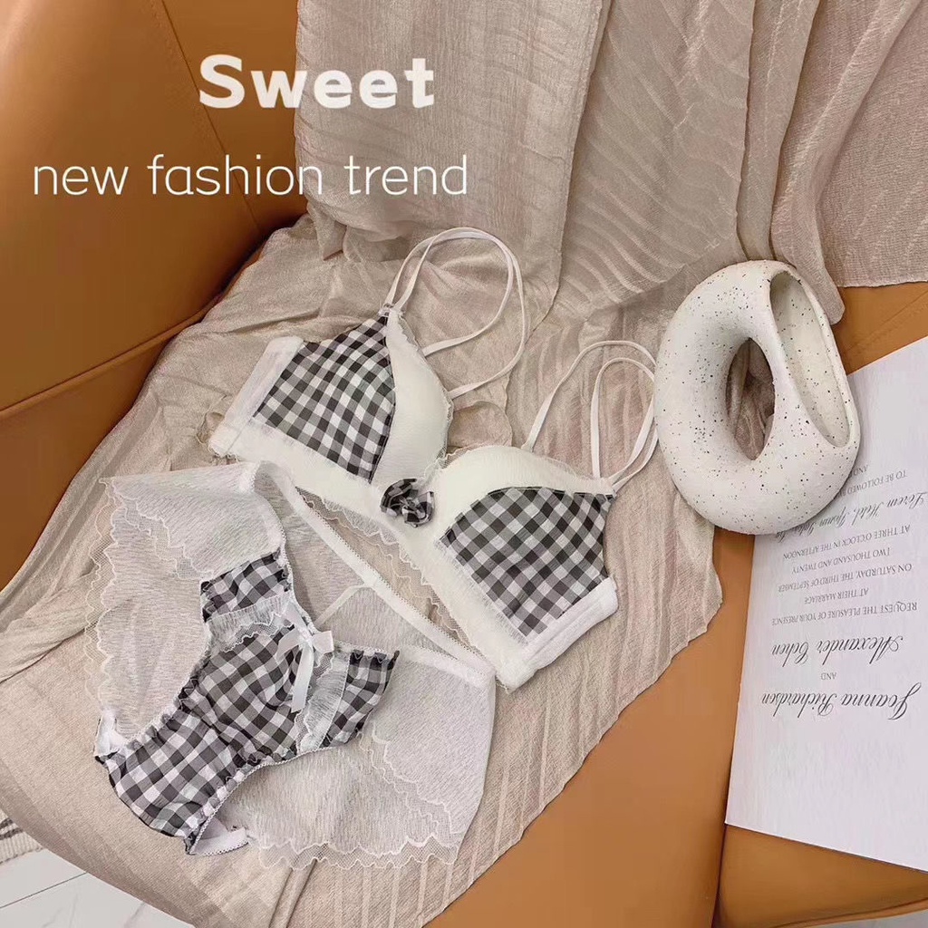 Bộ Đồ Lót Mỏng Không Gọng Thời Trang Mùa Hè Cho Nữ Sinh Trung Học