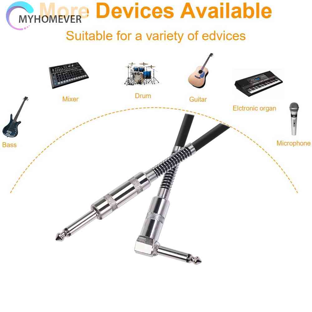 Dây Cáp Âm Thanh Jack Cắm 6.5mm Cho Đàn Guitar