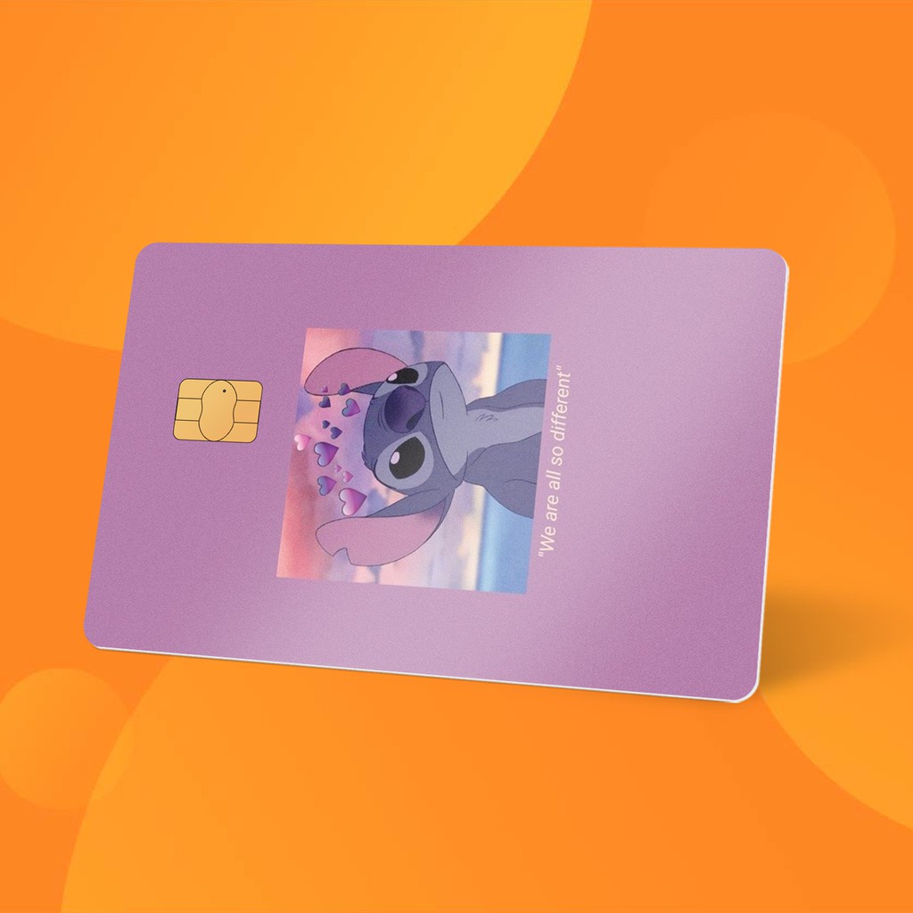 Miếng Dán Thẻ Card Stitch | SKIN ATM, Thẻ Chung Cư Trang Trí - Chất Liệu Decal Vinyl Chống Nước