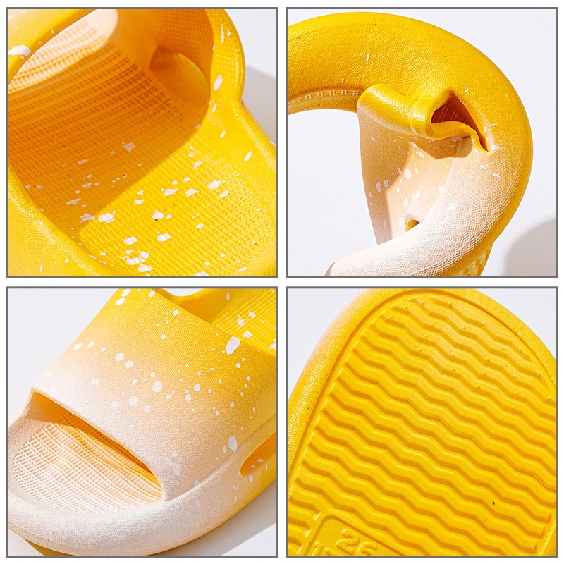 WO·WO Dép Đi Trong Nhà Đế Mềm Thoải Mái Màu Gradient Cho Bé