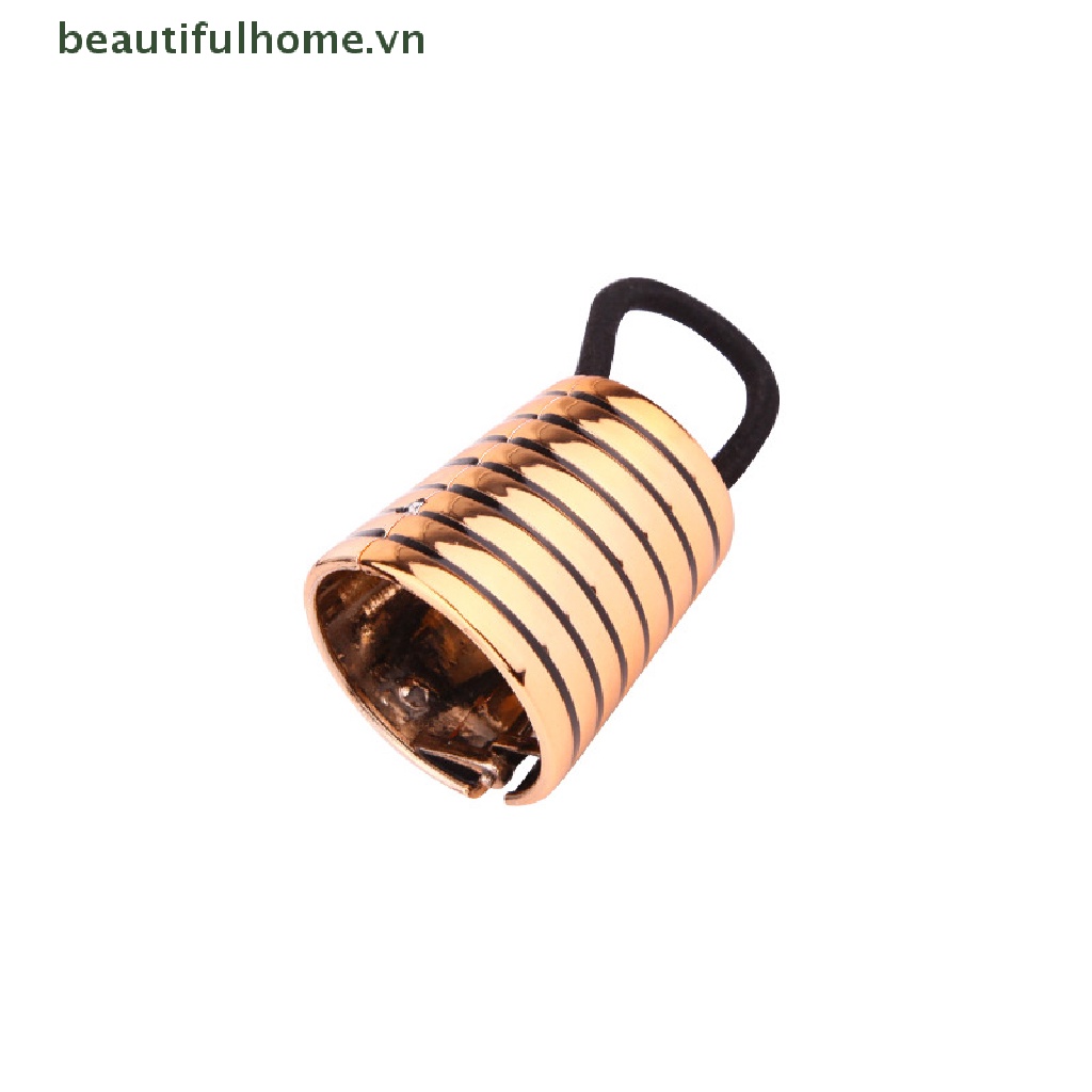 Dây Cột Tóc Đuôi Ngựa Bằng Kim Loại Co Giãn Sang Trọng Cho Nữ