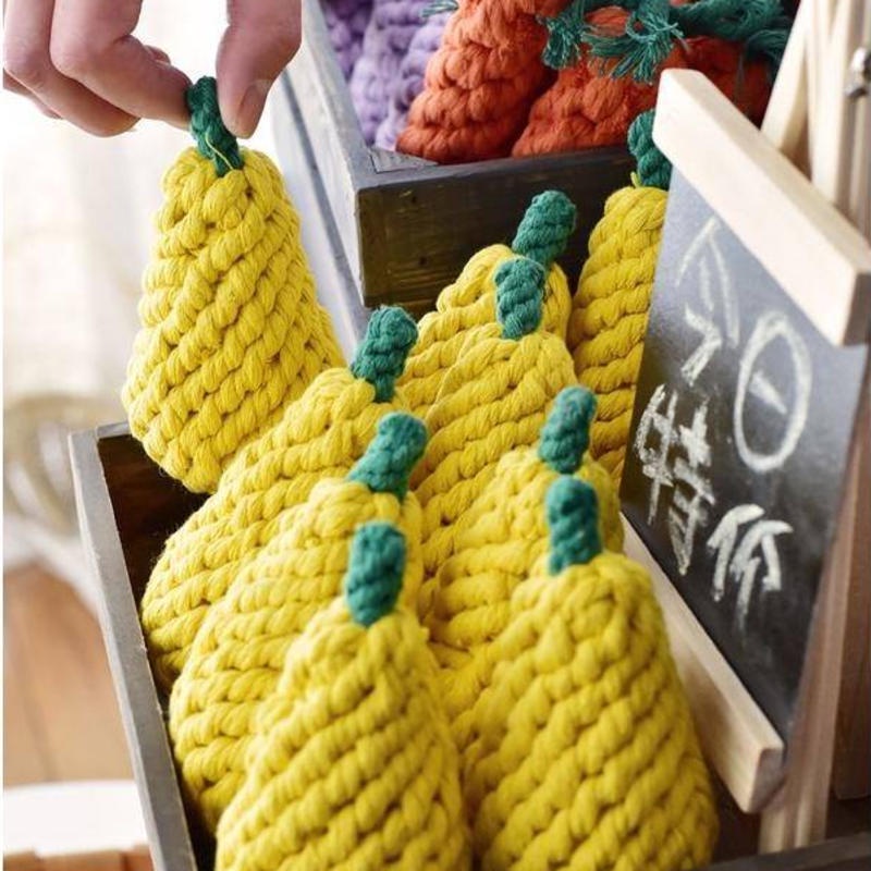 Đồ Chơi Dây Thừng Cotton Cắn Mài Răng Cho Thú Cưng