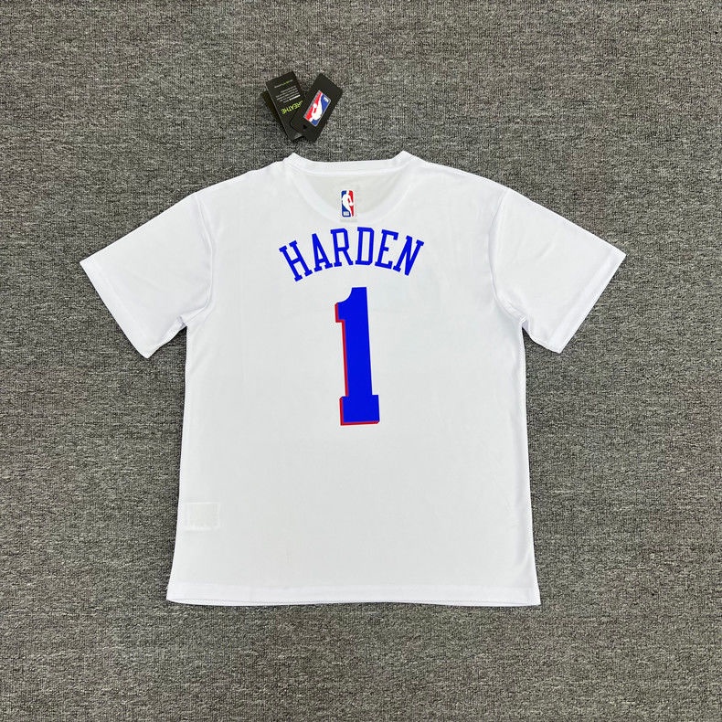 Áo Thun Bóng Rổ Tay Ngắn In Số 76 Người Chất Liệu Nhanh Khô Cao Cấp