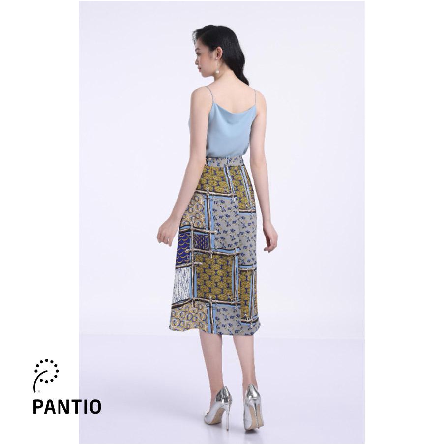 FJD1720 - Chân váy dài midi lụa trơn - PANTIO