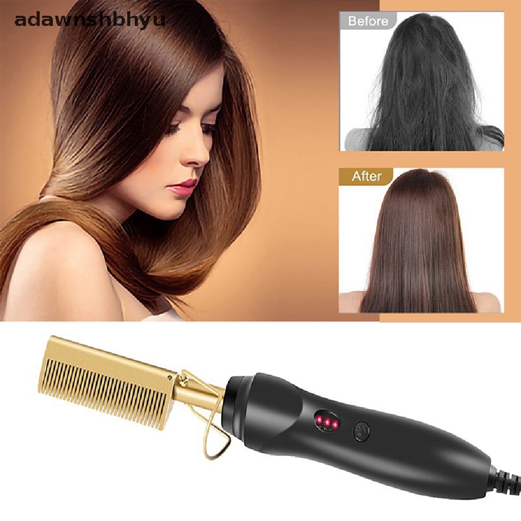 Adawnshbhyu Lược Điện Chải Tóc Khô Và Ướt Bằng Đồng Tiện Dụng Cho Gia Đình VN