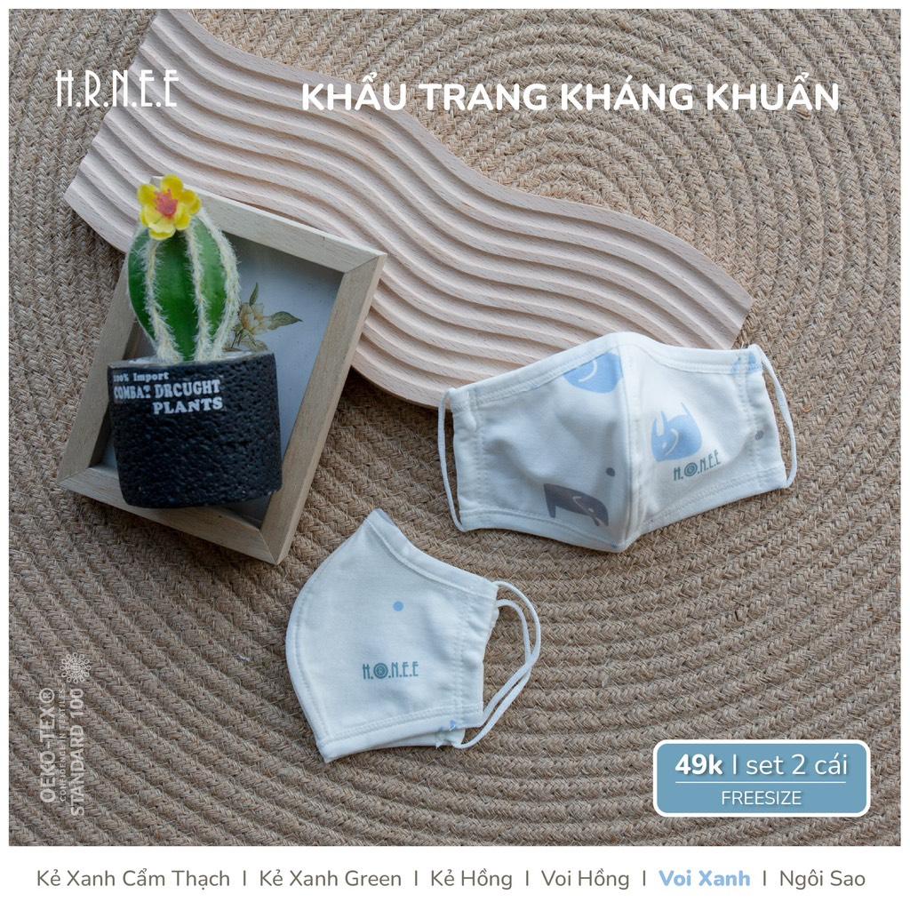 Set 2 khẩu trang Hrnee cho bé