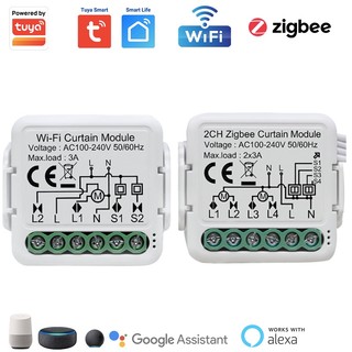 Rơ le ngắt kết nối wifi / zigbee cho rèm cửa