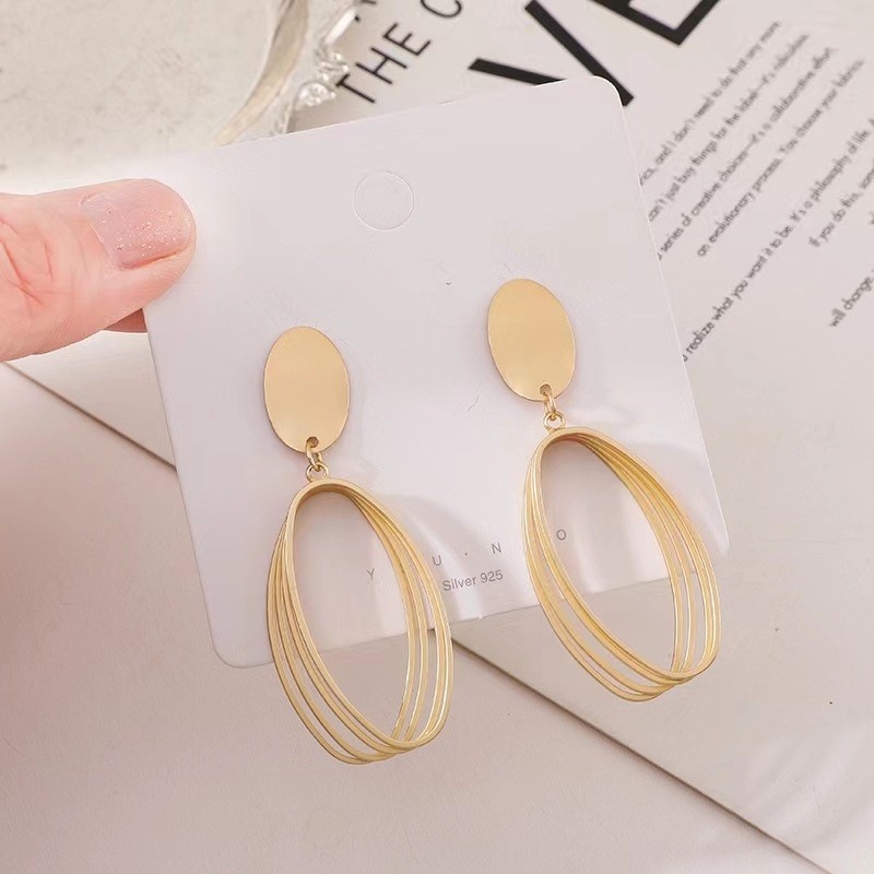 Bông Tai Dáng Dài Phong Cách Âu Mỹ Sang Trọng Thời Trang Cho Nữ 2023 Mới