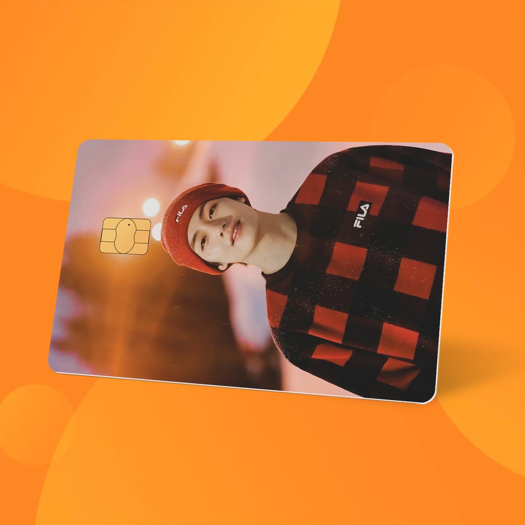 Miếng Dán Thẻ Card Taehyung BTS | SKIN ATM, Thẻ Chung Cư Trang Trí - Chất Liệu Decal Vinyl Chống Nước