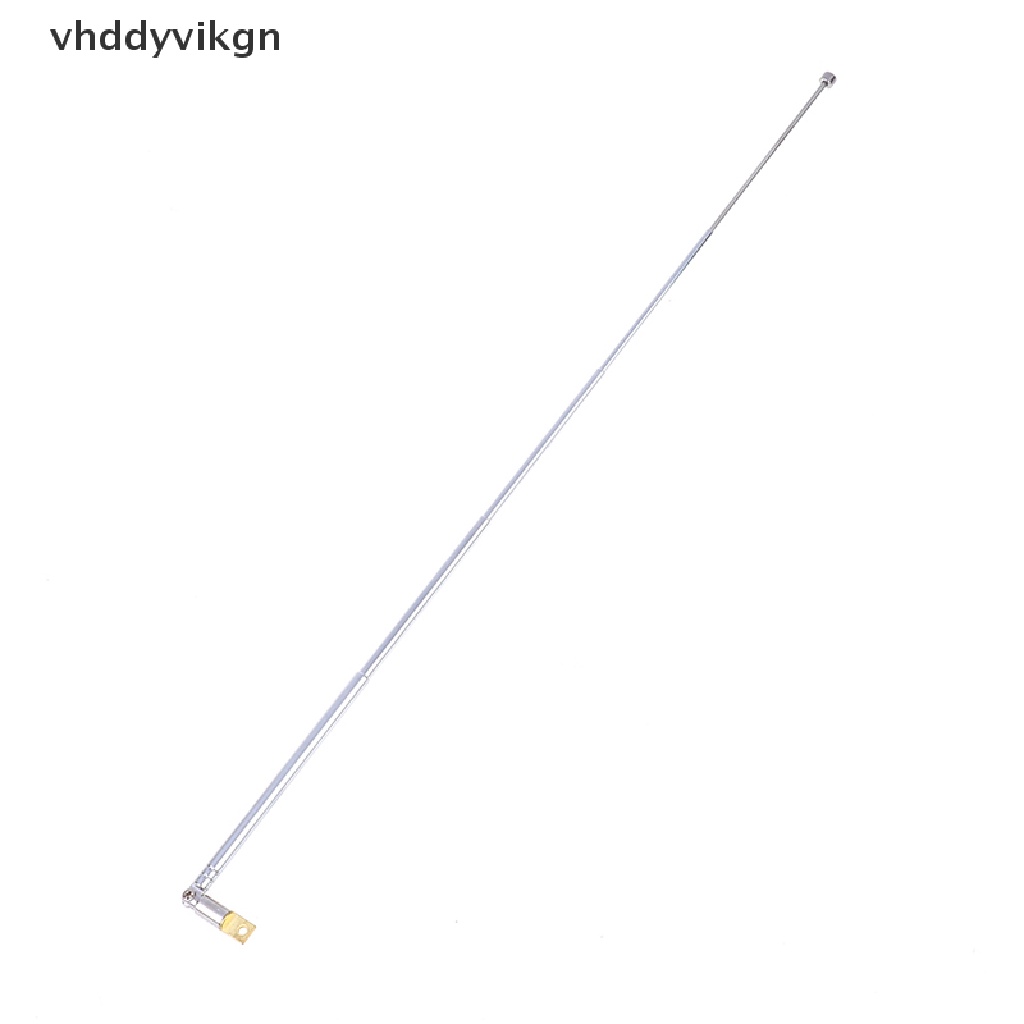1 Ăng Ten Radio AM FM Thu Gọn 5 Khúc Bằng Thép Không Gỉ 37cm