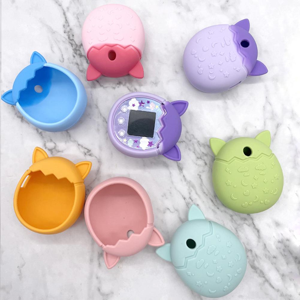 Vỏ Silicon Bảo Vệ Máy Chơi Game Tamagotchi Pix Kèm Dây Đeo Tay Tiện Dụng
