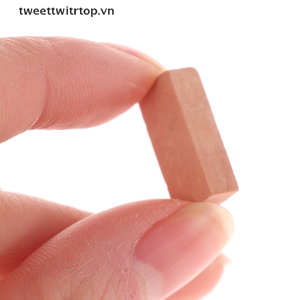 Set 50 Viên Gạch Nhân Tạo mini Tỉ Lệ 1 / 16 Dùng Để Trang Trí Tiểu Cảnh / Nhà Búp Bê