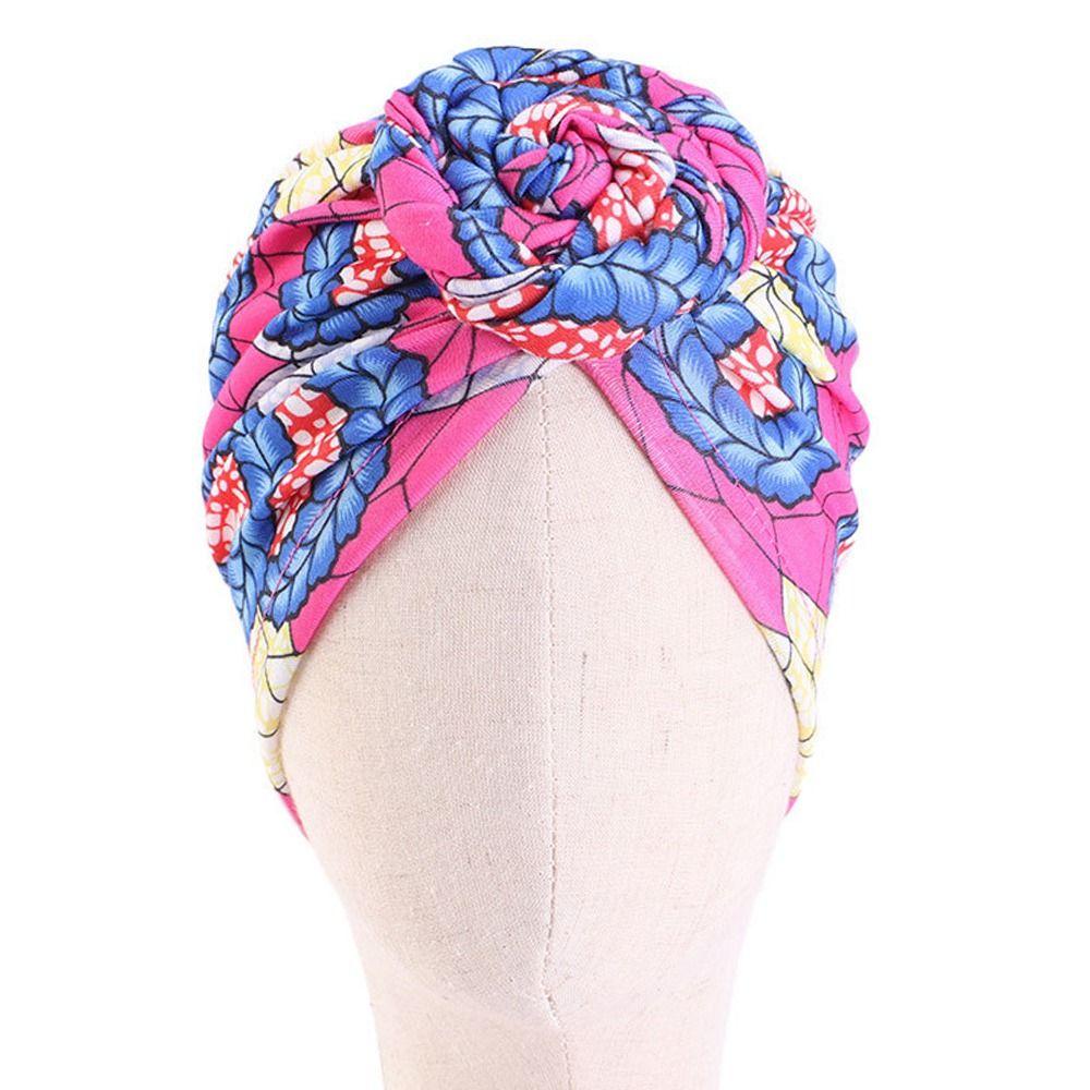 Mũ Trùm Đầu Bằng Cotton Họa Tiết Hoa Thời Trang Dễ Thương Bắt Mắt