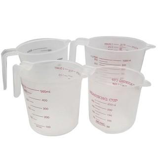 Plastic Measuring Cup Plastic Jug Baking Kitchen Tool Clear Stackable Cups