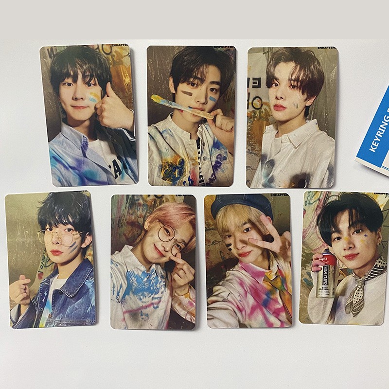 Set 7 Tấm Ảnh Lomo Card Jay NIki Jake Heeseung Sunghoon Sunno Jungwon