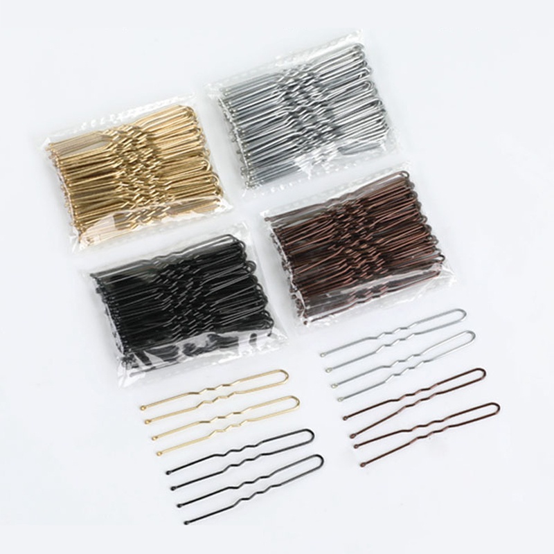 Set 50 Kẹp Tăm Chữ U Tạo Kiểu Tóc Thời Trang DIY