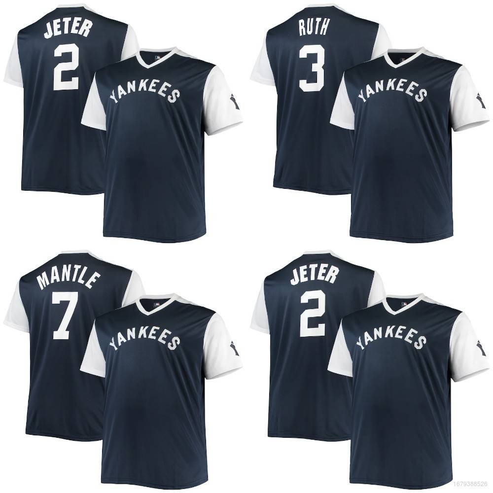 Áo Khoác Bóng Chày Thể Thao QY MLB New York Yankees Ruth Jeter Mantle Mantle