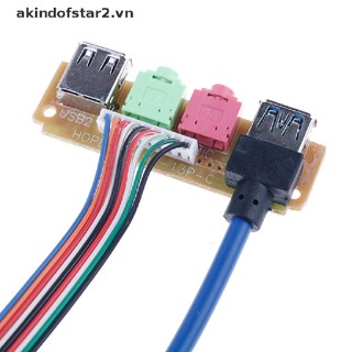 USB 2.0+ 3.0 port chassis PC computer case audio front panel replace cable 70cm