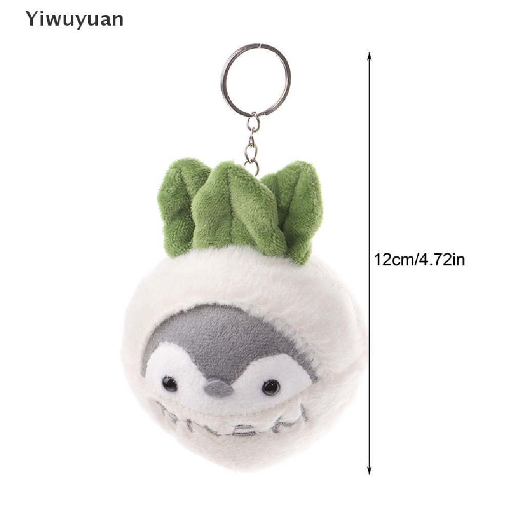 1 Móc Khóa Hình Cà Rốt / Chim Cánh Cụt Nhồi Bông Dễ Thương