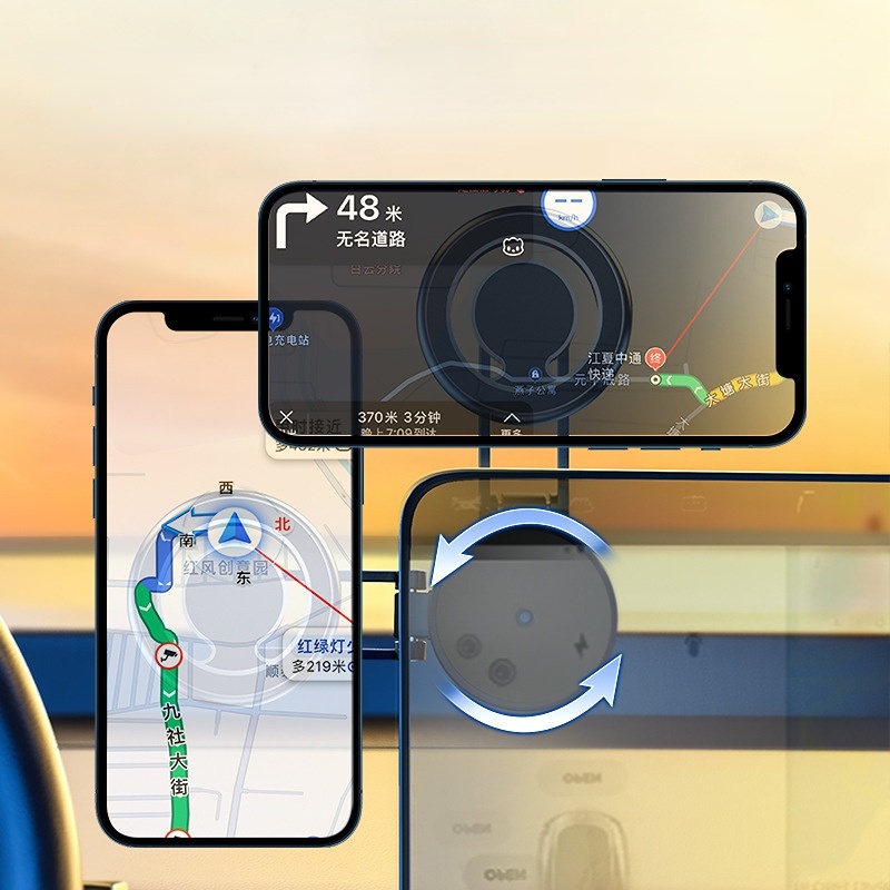 Giá Đỡ Điện Thoại Hít Nam Châm Có Thể Gập Lại Cho IPhone 14 Pro Max 13 Pro Mag 12