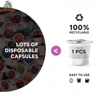 Reusable K Cup Coffee Filter Refillable Filter For Keurig 2.0 & 1.0 Coffee Maker
