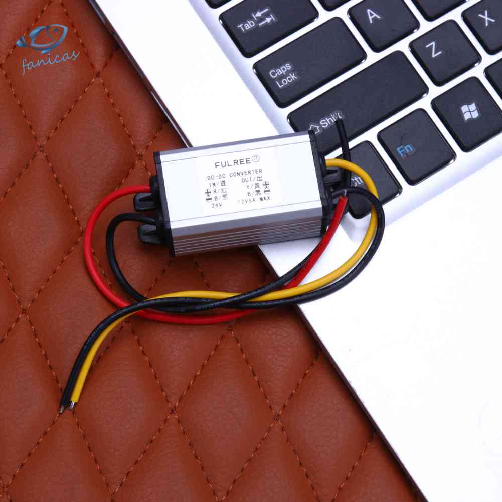 Mô Đun Hạ Áp DC 24V Sang 12V 5A Chuyên Dụng Cho Xe Hơi