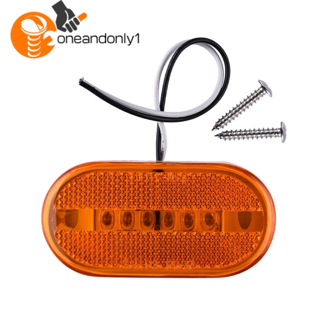 1 Cặp Đèn Xi Nhan 6 Bóng Led 12v Cảnh Báo Mở Rộng Gắn Hông Xe Hơi / Xe Tải