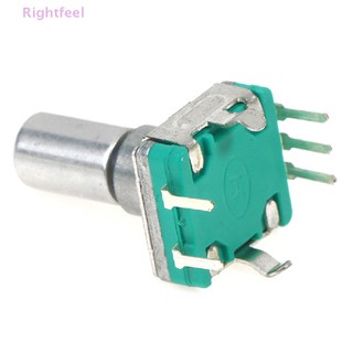 Rightfeel 1PC EC11 Bộ mã hóa quay mỏng với 30 định vị 15 xung 15mm Nửa trục Mới