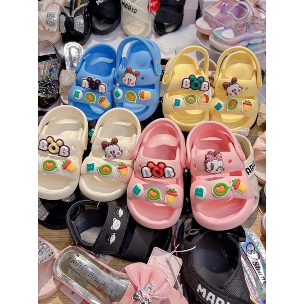 Dép cross cho bé Bobdog cho bé trai bé gái siêu nhẹ chống trơn trượt chính hãng mẫu mới