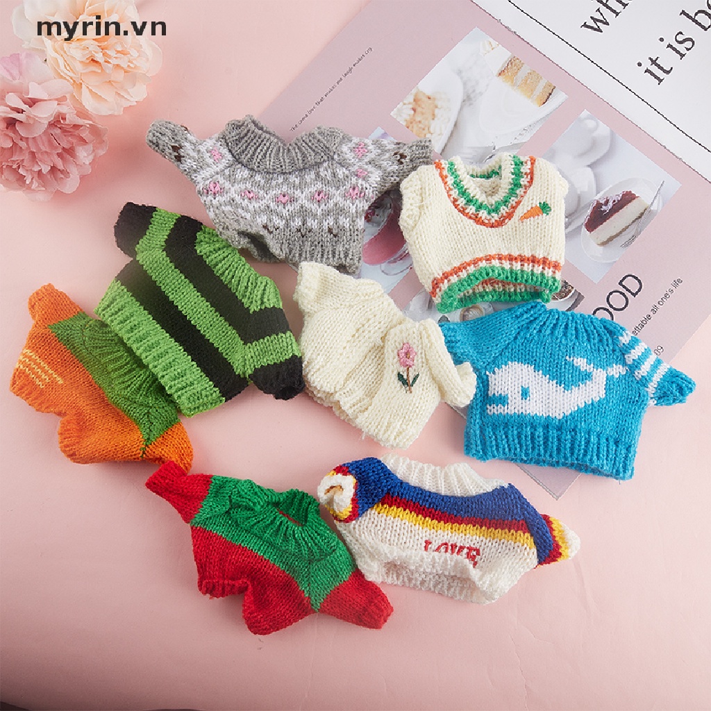 Áo Len Thời Trang Xinh Xắn Cho Búp Bê 20cm