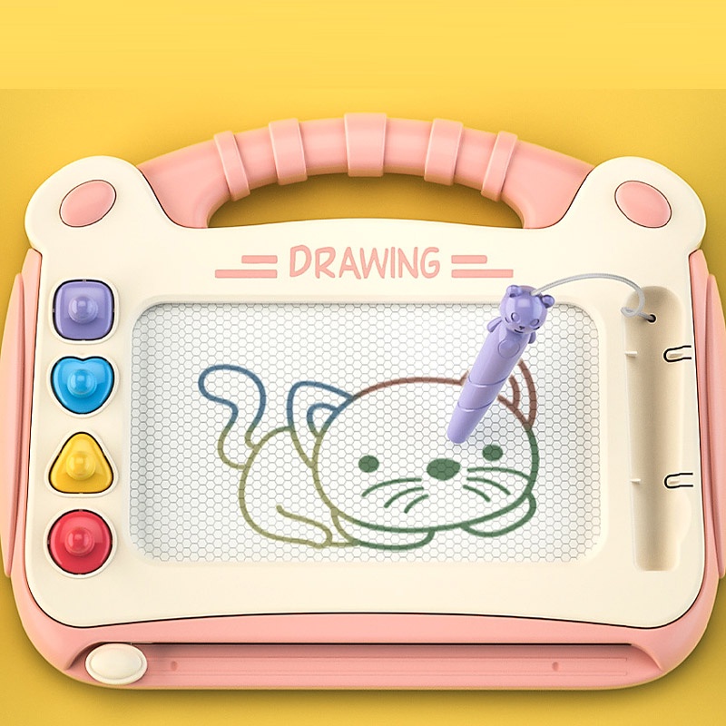 WO·WO Bảng Vẽ Xóa Nam Châm Có Thể Xóa Được Nhiều Màu Sắc Dành Cho Trẻ Em Wo Wo Wo