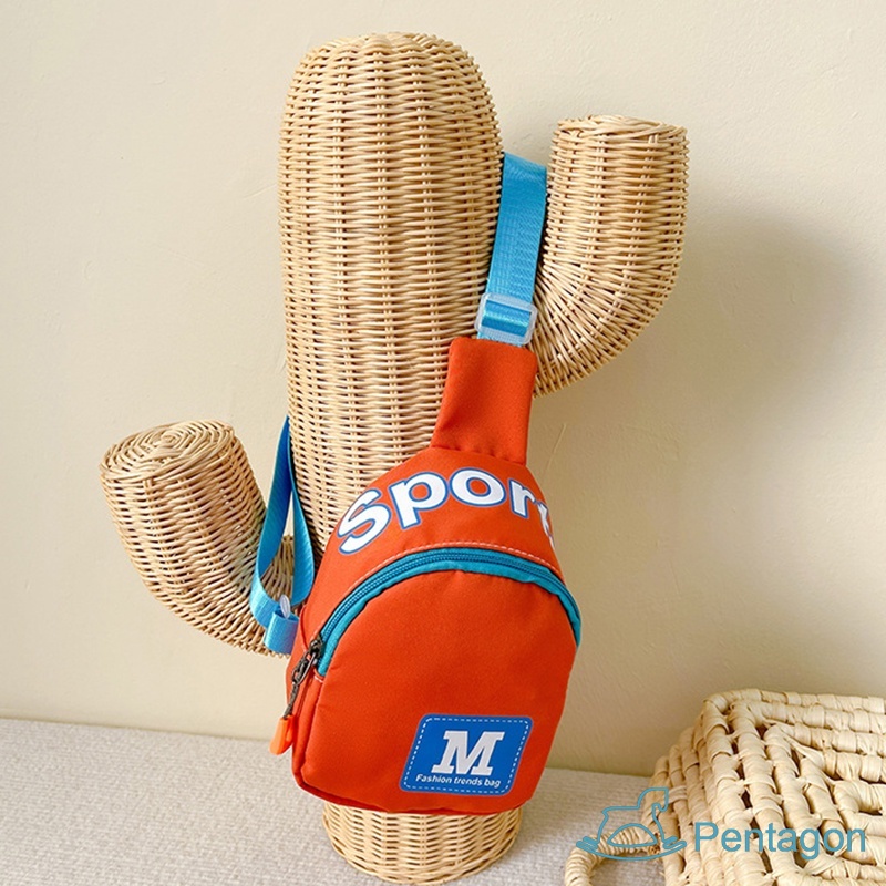 Túi Đeo Chéo In Chữ Thời Trang Hàn Quốc Cho Bé