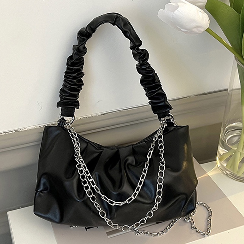 Túi Đeo Chéo Hình Đám Mây Màu Trắng Phong Cách Hàn Quốc Thời Trang Cho Nữ