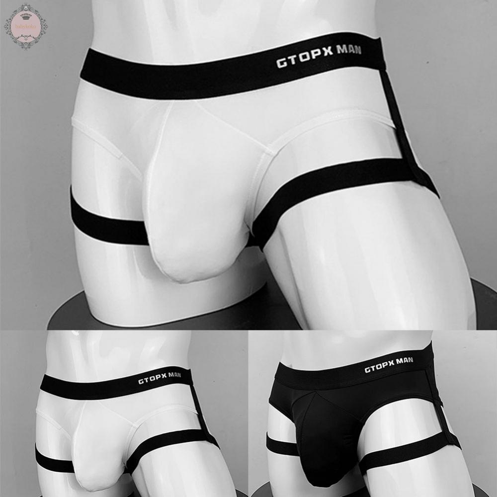 Men\s Jockstrap Breathable Underwear Backless Jockstrap Briefs Underpants Thong Underwear
