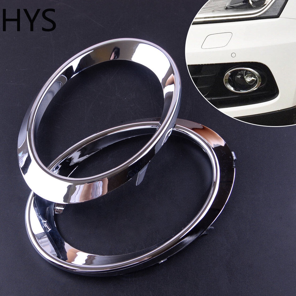 Hys Nhựa 2 Chiếc Chrome Trước Sương Mù Đèn Bao Viền Kiểu Dáng Xe Phù Hợp Cho Xe Audi Q5 2010 2011 20